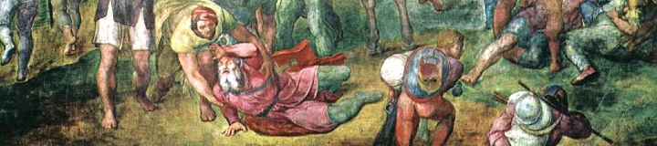Michelangelo, Conversion of Saul, 1542-5